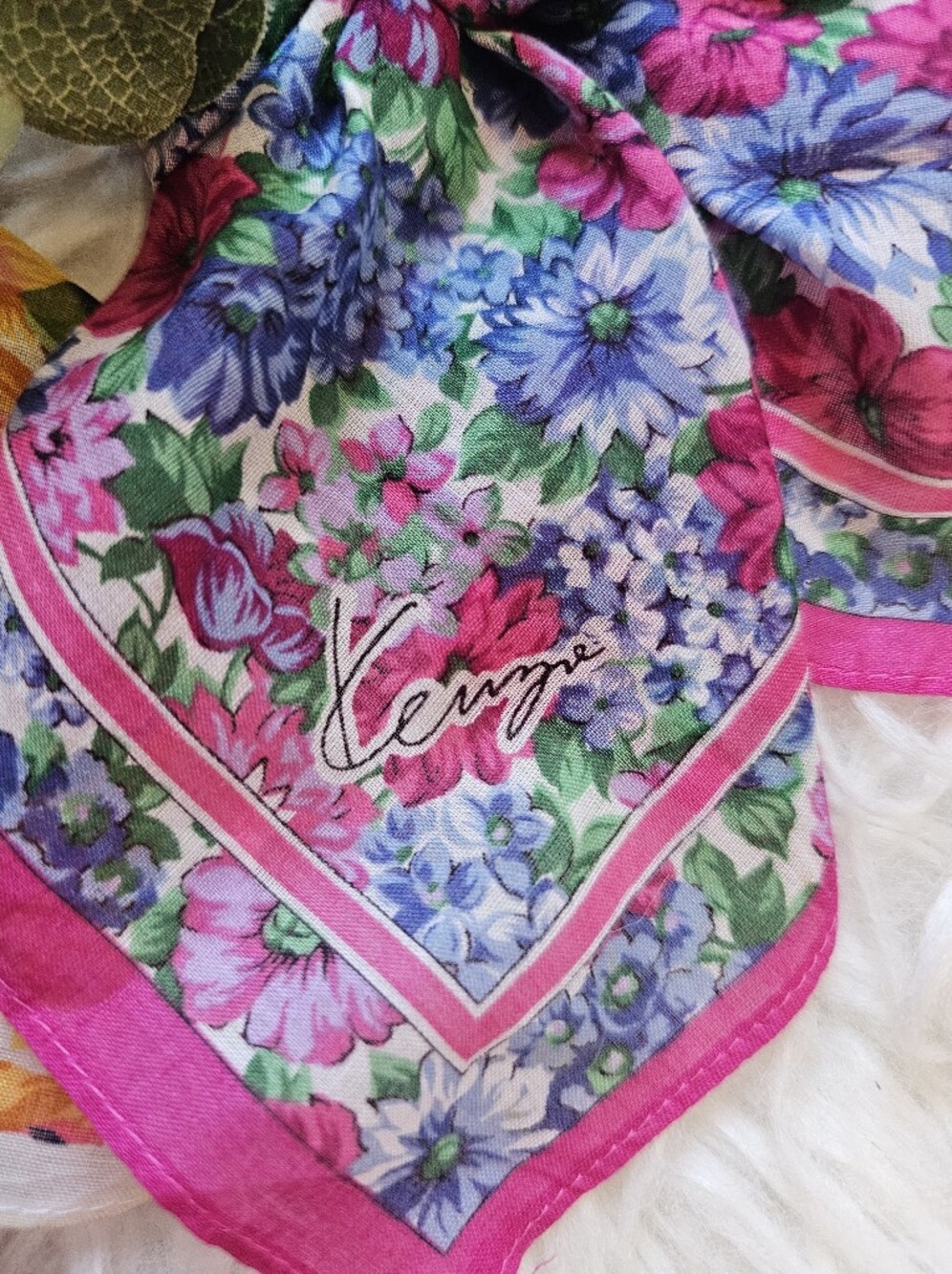 Kenzo: Pick 1 Vintage Scarf/Charm - Picture 10 of 12